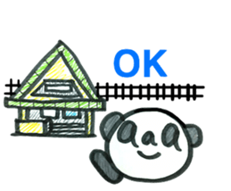 Kawagoe basis everyday with aaa PANDA sticker #7284044