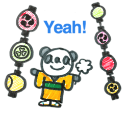 Kawagoe basis everyday with aaa PANDA sticker #7284049