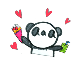 Kawagoe basis everyday with aaa PANDA sticker #7284055