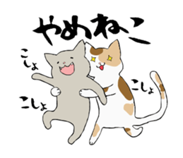 Comical cats sticker #7284097