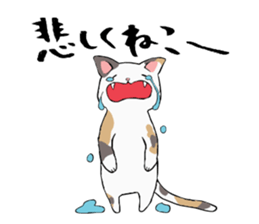 Comical cats sticker #7284099