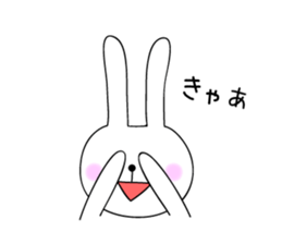 Rabbit weather sticker #7284714