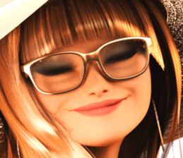 The Gorgeous Girl with the Golden Hat sticker #7284894