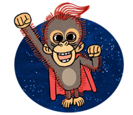 My friend kid orangutan 2 sticker #7285537