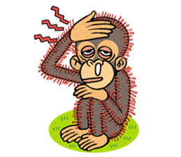 My friend kid orangutan 2 sticker #7285543