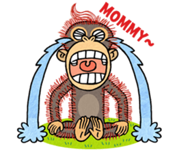 My friend kid orangutan 2 sticker #7285550