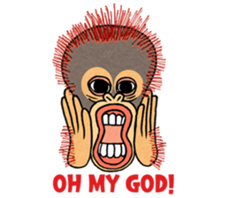 My friend kid orangutan 2 sticker #7285552