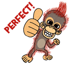 My friend kid orangutan 2 sticker #7285556