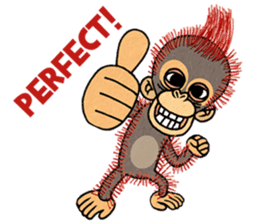 My friend kid orangutan 2 sticker #7285556
