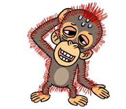 My friend kid orangutan 2 sticker #7285560