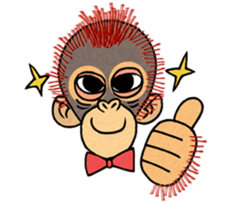 My friend kid orangutan 2 sticker #7285562