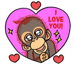 My friend kid orangutan 2 sticker #7285568