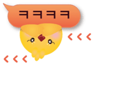 PIYOSU of the chick -Hangul sticker- sticker #7286669