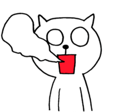 naughty cat's sticker2 sticker #7286758