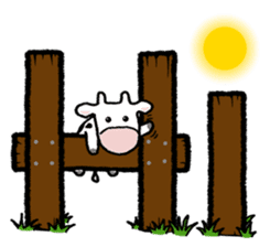 Moo Moo Days - BaoBao the Cow sticker #7286921
