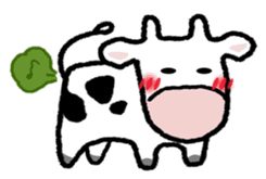 Moo Moo Days - BaoBao the Cow sticker #7286940