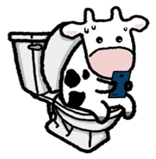 Moo Moo Days - BaoBao the Cow sticker #7286941