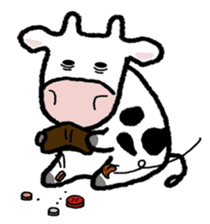 Moo Moo Days - BaoBao the Cow sticker #7286944
