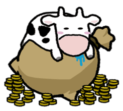 Moo Moo Days - BaoBao the Cow sticker #7286946