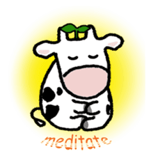 Moo Moo Days - BaoBao the Cow sticker #7286947