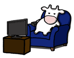 Moo Moo Days - BaoBao the Cow sticker #7286951