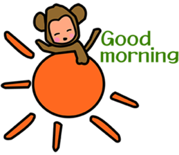 i am monkey sticker #7287001