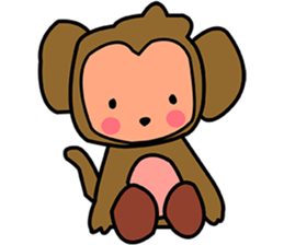 i am monkey sticker #7287009