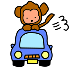 i am monkey sticker #7287012