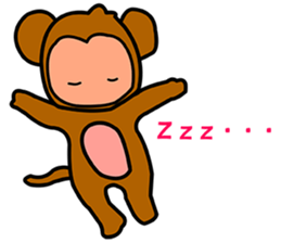 i am monkey sticker #7287014