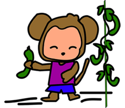 i am monkey sticker #7287015