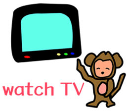 i am monkey sticker #7287016