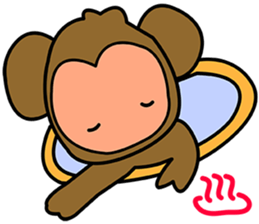 i am monkey sticker #7287017