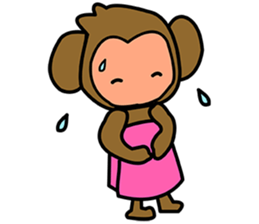 i am monkey sticker #7287018