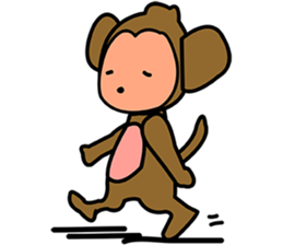 i am monkey sticker #7287023