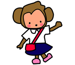 i am monkey sticker #7287025