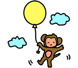i am monkey sticker #7287026