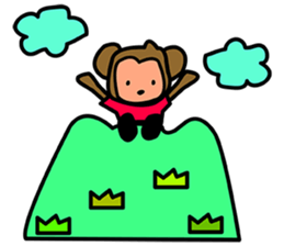 i am monkey sticker #7287027