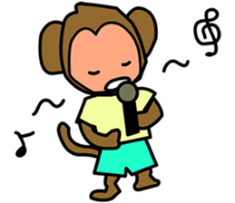 i am monkey sticker #7287028