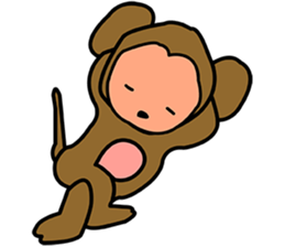 i am monkey sticker #7287031
