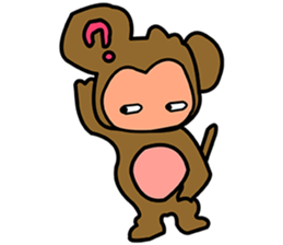 i am monkey sticker #7287032
