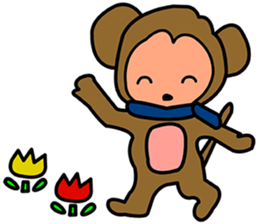 i am monkey sticker #7287035