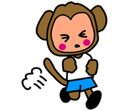 i am monkey sticker #7287036