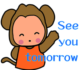 i am monkey sticker #7287038