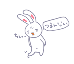 Though is a rabbit, something. sticker #7287391