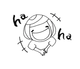 Writing brush girl  vol.4 sticker #7287417