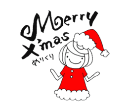 Writing brush girl vol.4 sticker #7287436