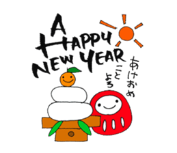 Writing brush girl  vol.4 sticker #7287439