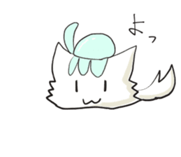 Jellyfish-cat sticker #7287480