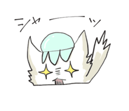 Jellyfish-cat sticker #7287481