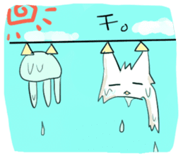 Jellyfish-cat sticker #7287497